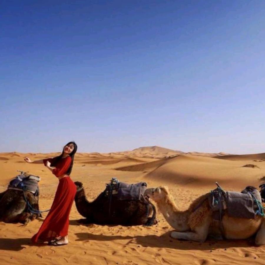 فندق مرزوكةفي  Erg Chebbi Camel Trek Camp المظهر الخارجي الصورة