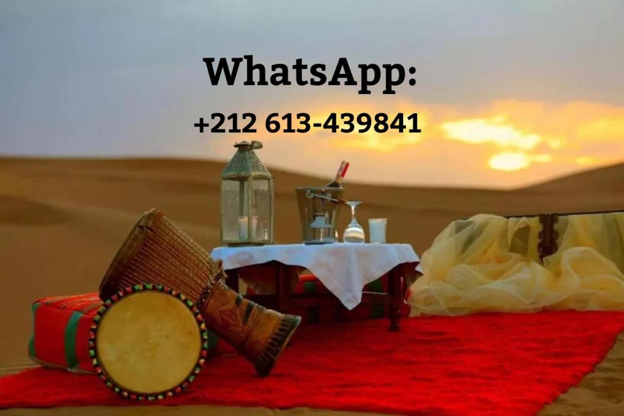 فندق مرزوكةفي  Erg Chebbi Camel Trek Camp المظهر الخارجي الصورة